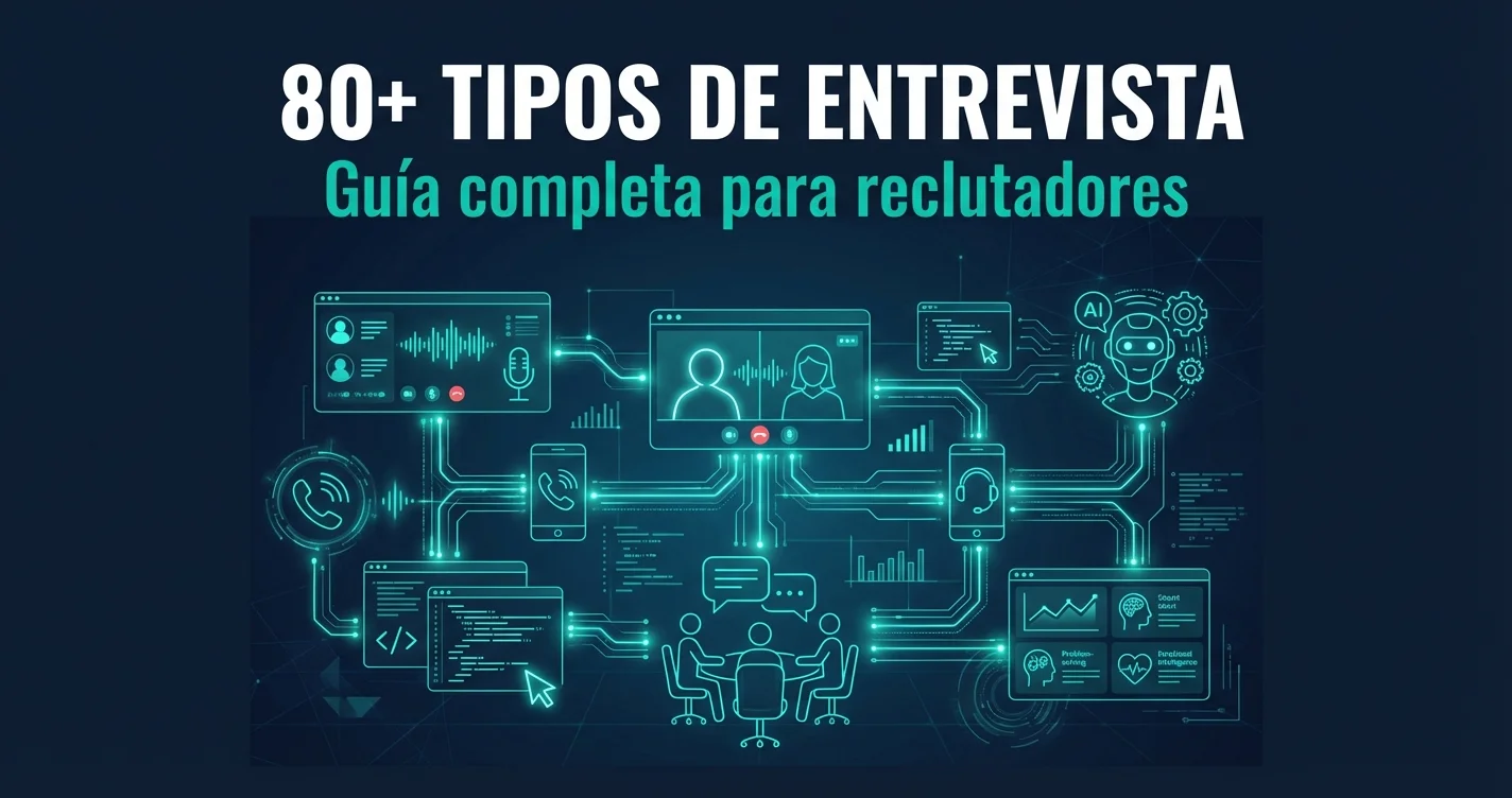 Guide to types of job interviews with categories and examples for recruiters