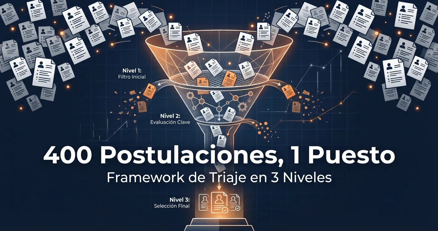 High volume candidate management - 3-level triage framework for recruiters